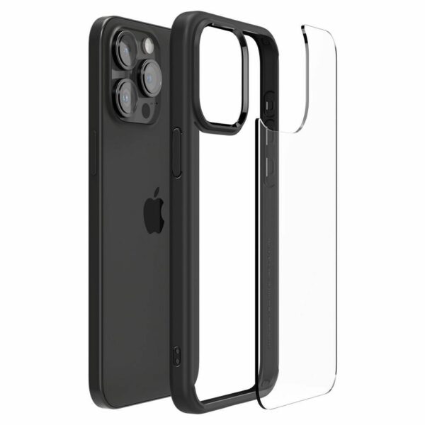 SPIGEN case ULTRA HYBRID for IPHONE 15 Pro Max matte black