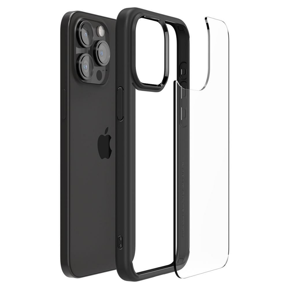 SPIGEN case ULTRA HYBRID for IPHONE 15 Pro Max matte black