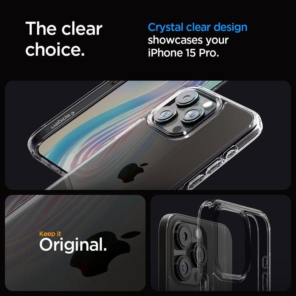 SPIGEN case ULTRA HYBRID for IPHONE 16 Pro space crystal