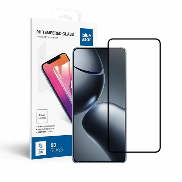 Tempered Glass Blue Star - Xiaomi 14T Pro - black Tempered Glass Blue Star