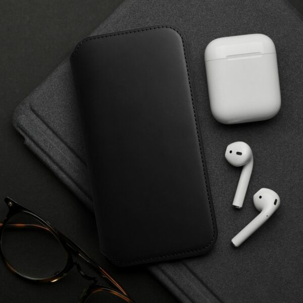 DUAL POCKET Book case for MOTOROLA G14 black