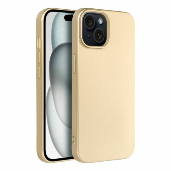 METALLIC Case for IPHONE 15 gold
