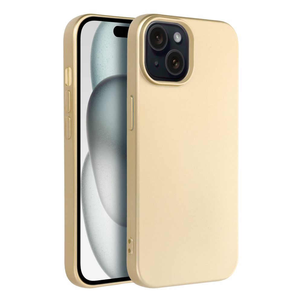 METALLIC Case for IPHONE 15 gold