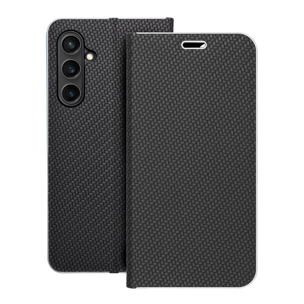 2cd698f92256c426cad64fd666897405 LUNA Book Carbon for SAMSUNG S23 FE black