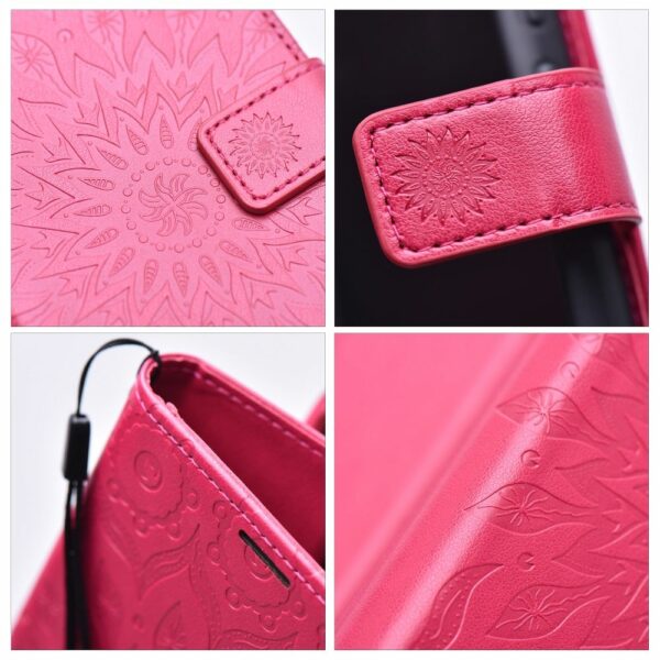 MEZZO Book case for XIAOMI Redmi Note 12 4G mandala magenta