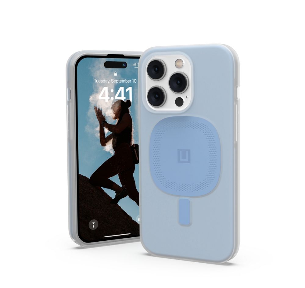 UAG Urban Armor Gear case LUCENT 2.0 [U] compatible with MagSafe for IPHONE 14 Pro Max cerulean