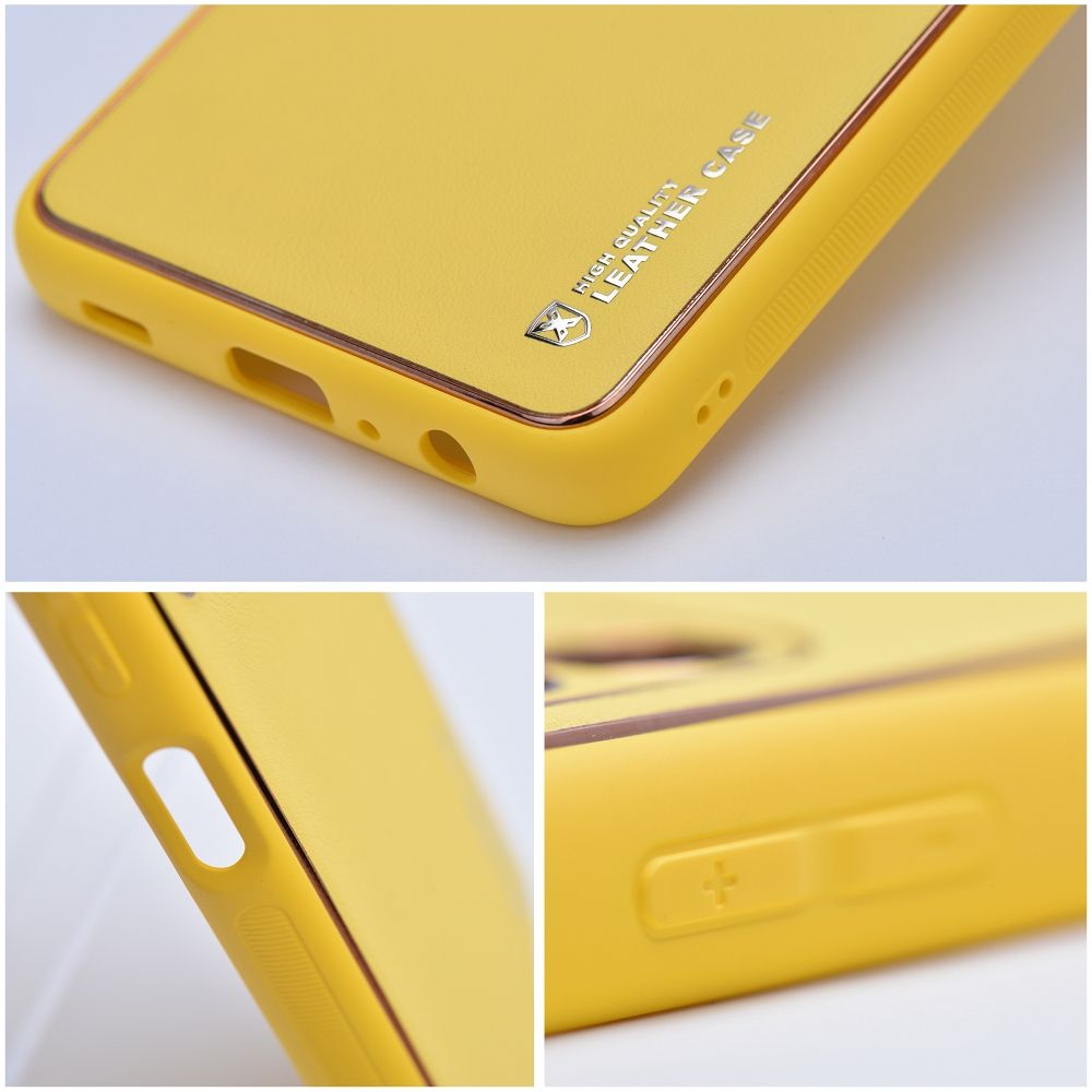 2d385a065484cfdfb2b942d0651fcff5 LEATHER case for IPHONE 15 Plus yellow