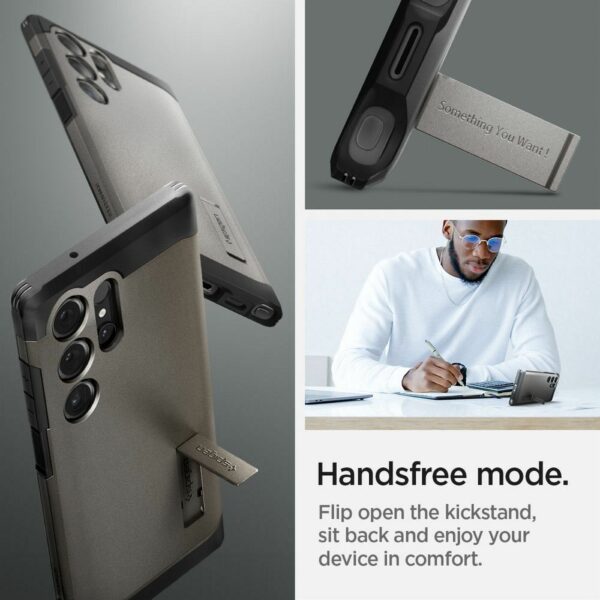 SPIGEN case TOUGH ARMOR for SAMSUNG S24 Ultra gunmetal