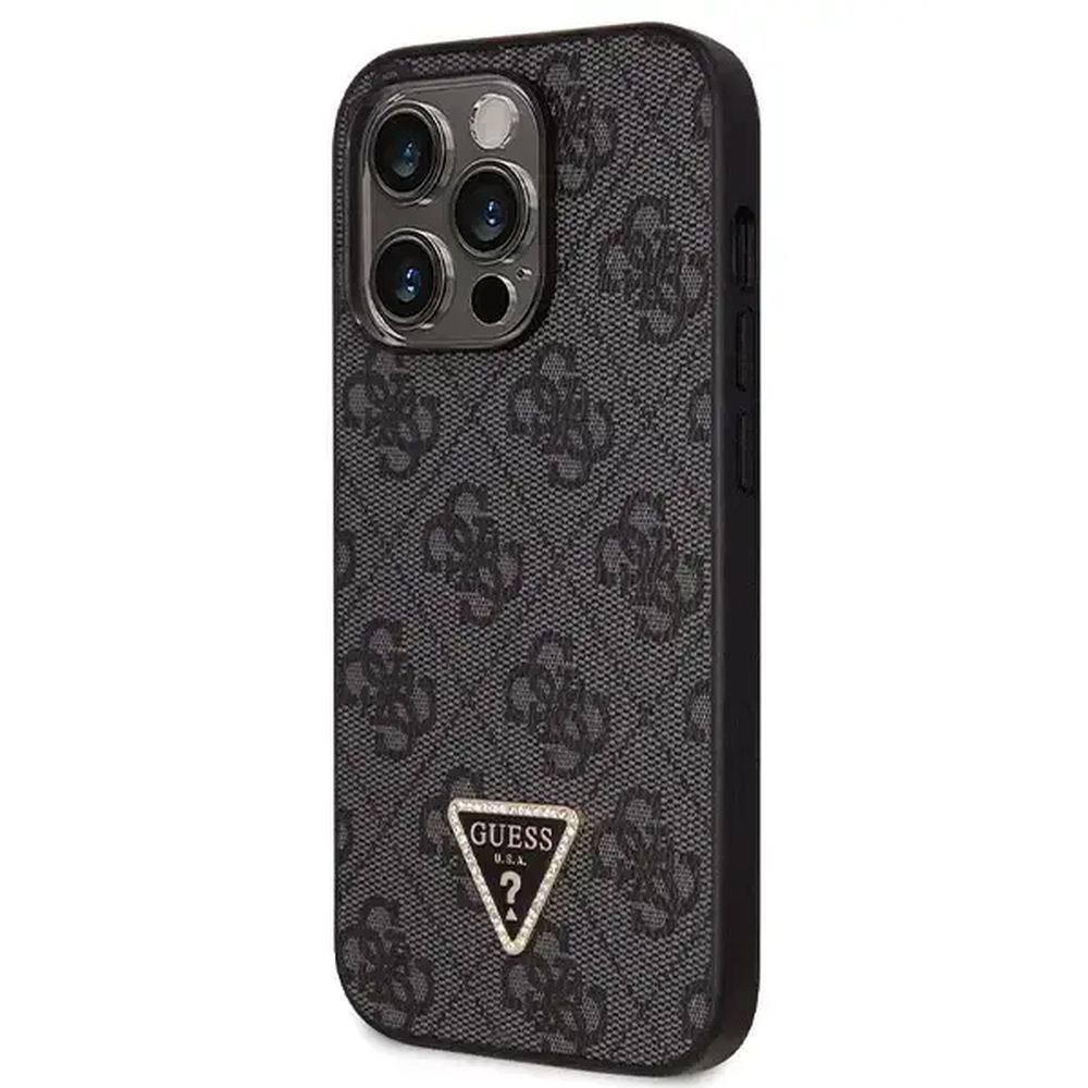 GUESS case for IPHONE 14 Pro Max GUHCP14XP4TDSCPK (Metal Logo Starss Crossbody) black