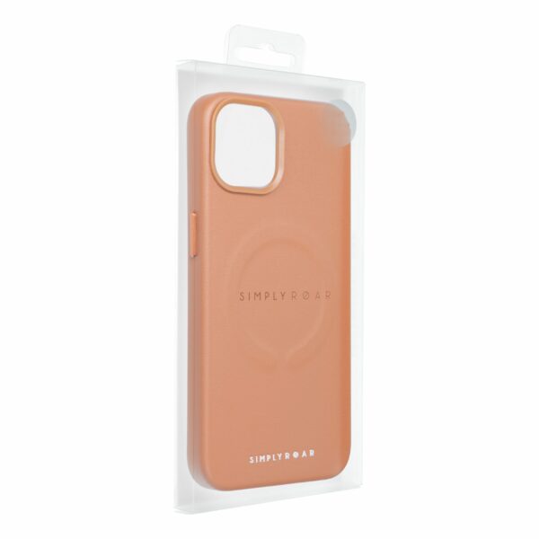 ROAR case LEATHER MAG compatible with MagSafe for IPHONE 13 Pro Brown