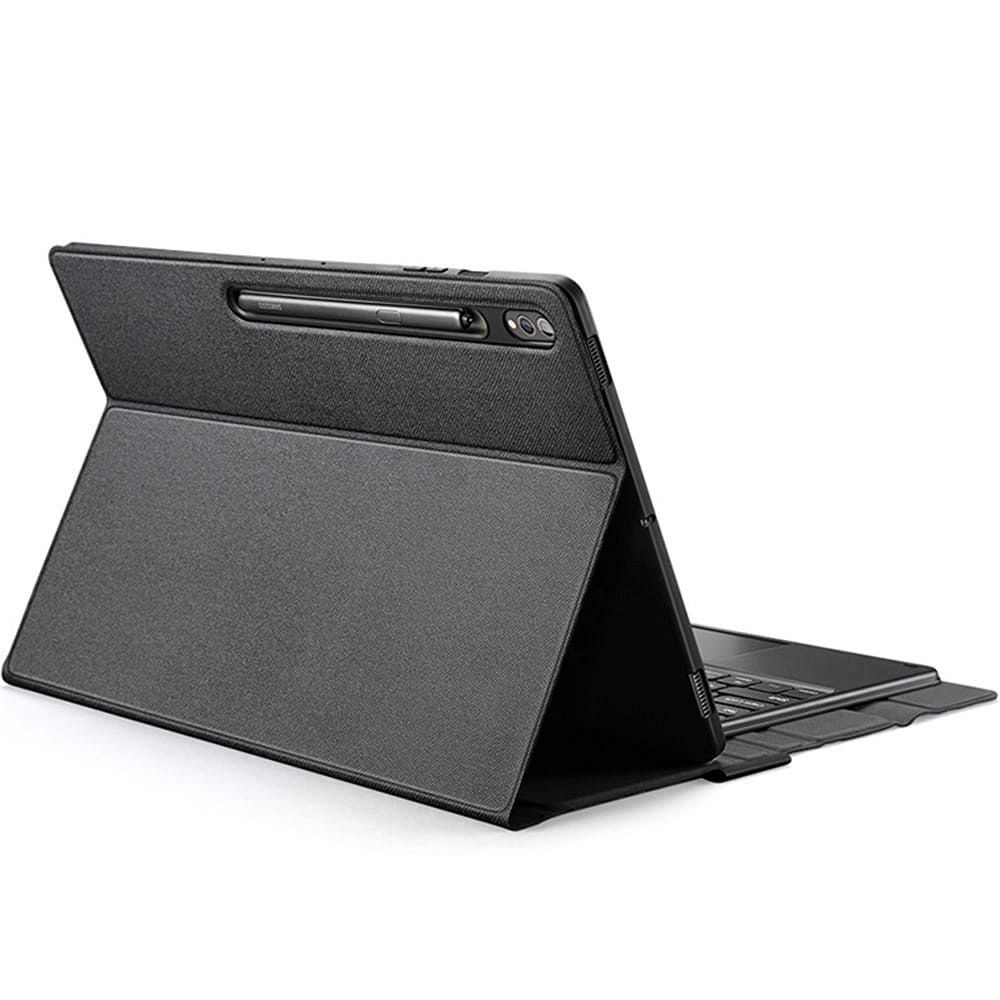 DUX DUCIS case DK foldable with Wireless Keyboard with backlight for SAMSUNG Tab S10 Ultra/S9 Ultra/S8 Ultra black
