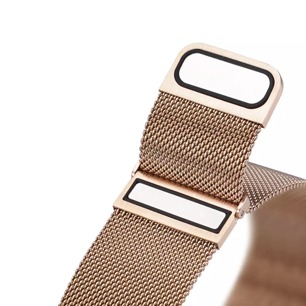 DUX DUCIS strap MILANESE stainless steel magnetic 20 mm gold