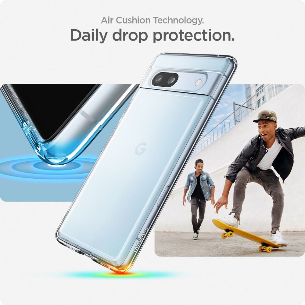 SPIGEN case ULTRA HYBRID for GOOGLE Pixel 7A transparent