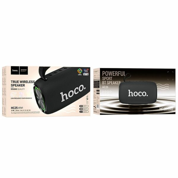 HOCO wireless speaker 2 x 10W HC25 black