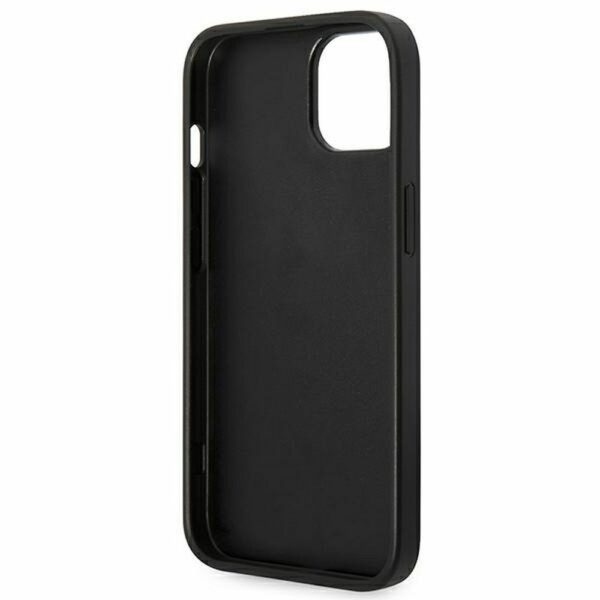 GUESS case for IPHONE 14 Plus GUHCP14MPSASBBK (Saffiano With Metal Logo) black
