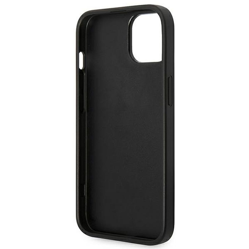 GUESS case for IPHONE 14 Plus GUHCP14MPSASBBK (Saffiano With Metal Logo) black