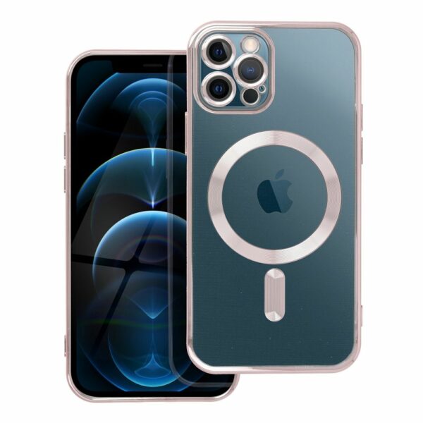 ELECTRO MAG COVER case compatible with MagSafe for IPHONE 12 Pro rose gold