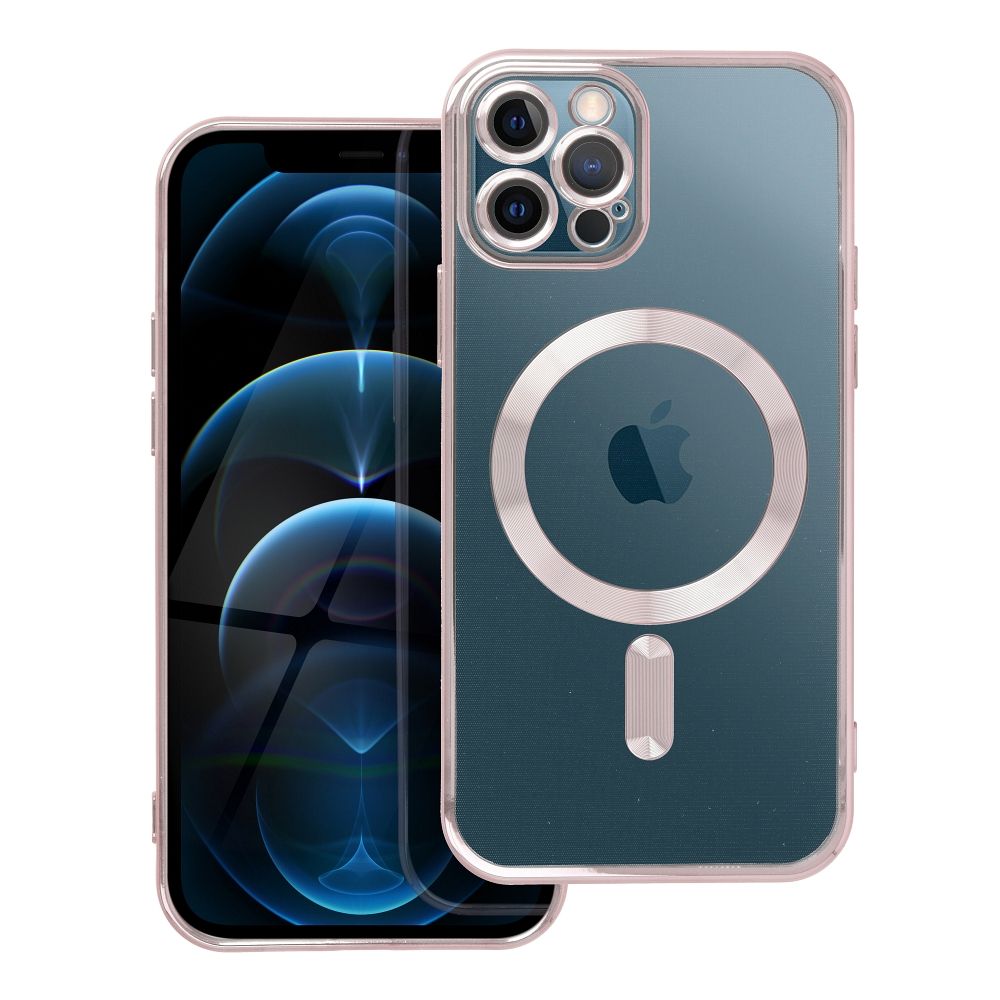 ELECTRO MAG COVER case compatible with MagSafe for IPHONE 12 Pro rose gold
