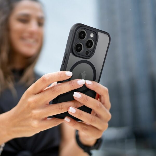 FULL MATTE MAG COVER case compatible with MagSafe for IPHONE 14 Pro black