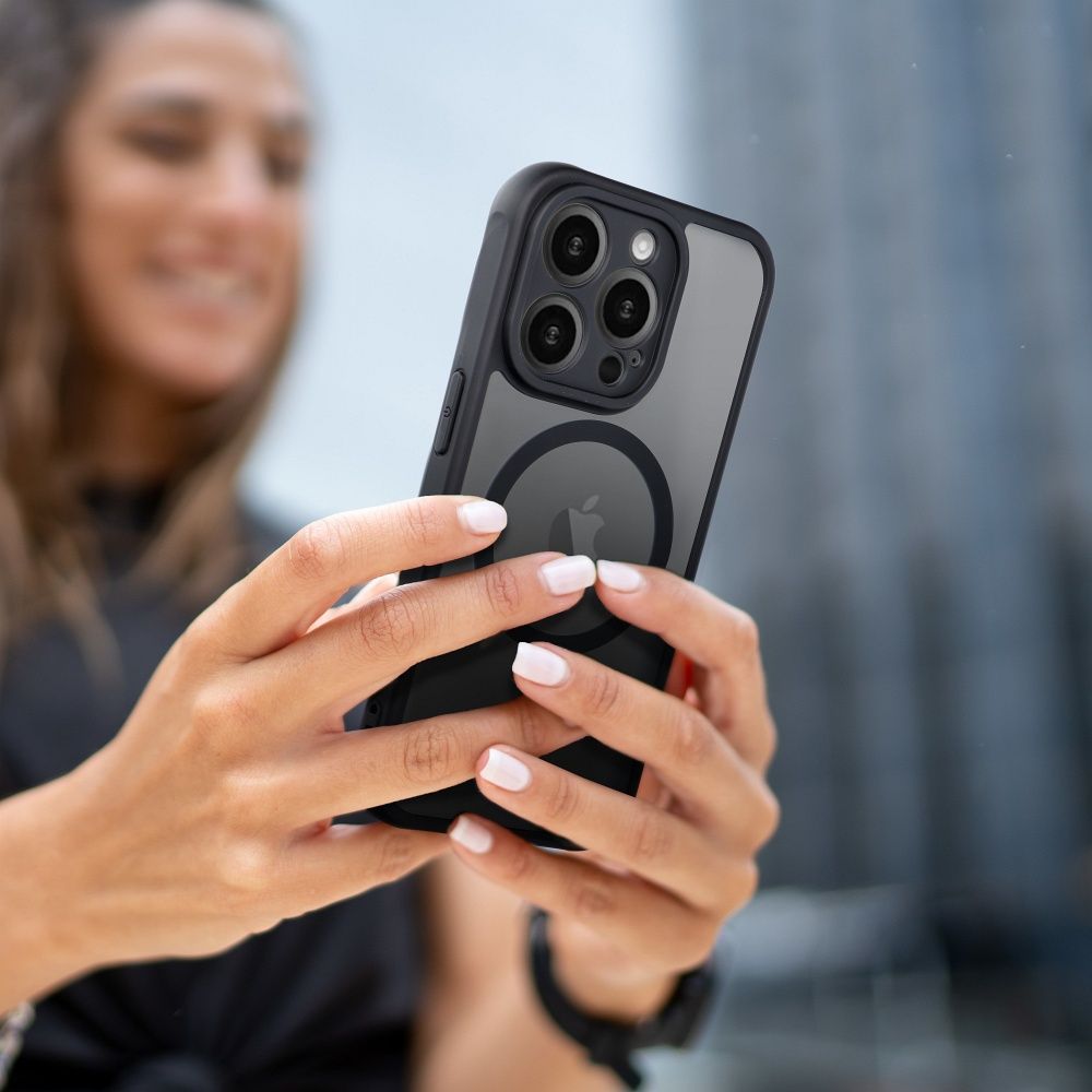 FULL MATTE MAG COVER case compatible with MagSafe for IPHONE 14 Pro black