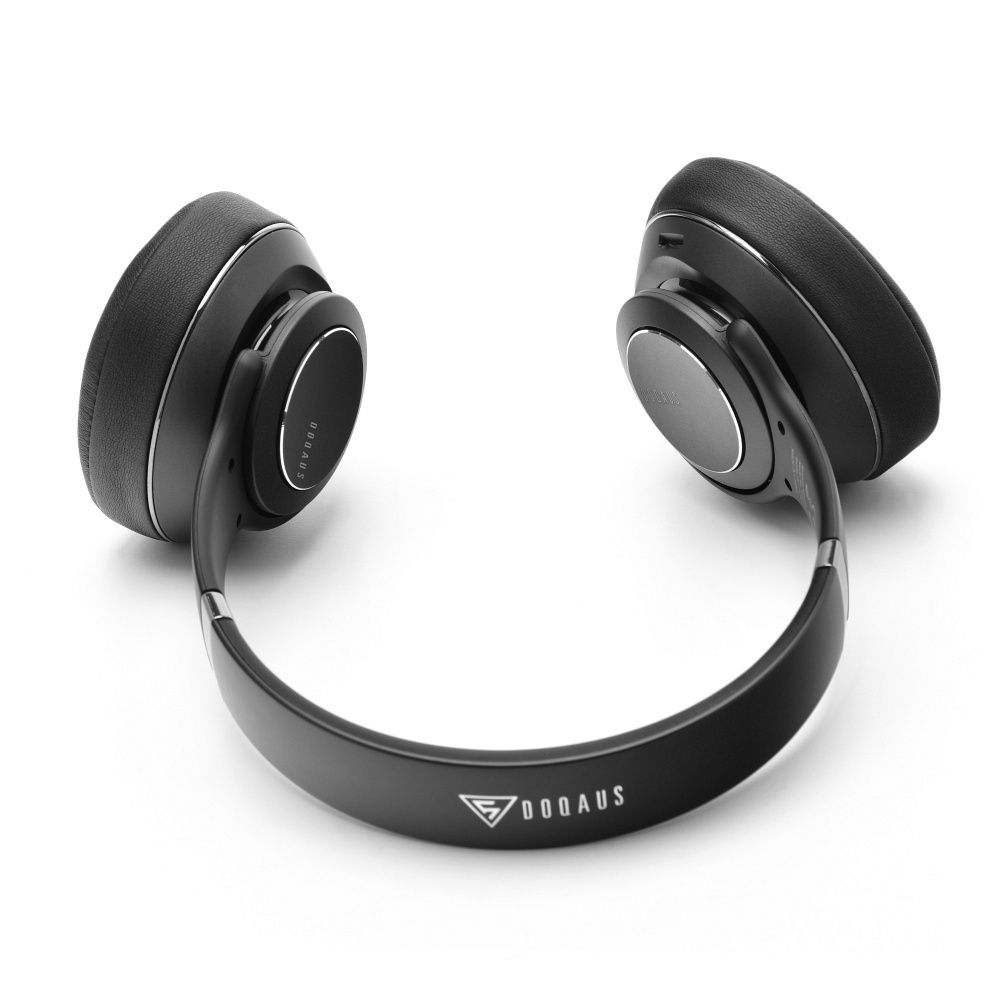 DOQAUS wireless headphones bluetooth VOGUE 9 2in1 black