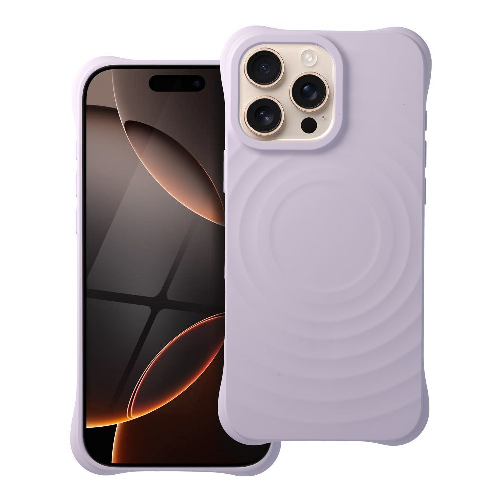 Silicone Zephyr Mag Cover compatible with MagSafe do IPHONE 16 PRO MAX lilac