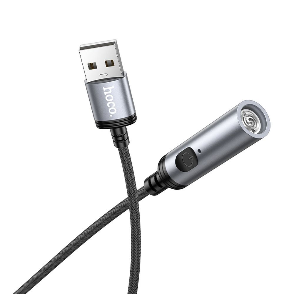 HOCO cigarette lighter for USB A UA30 0,3 m black