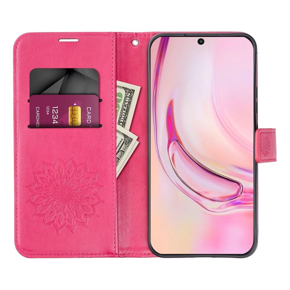 MEZZO Book case for XIAOMI Redmi Note 12 4G mandala magenta