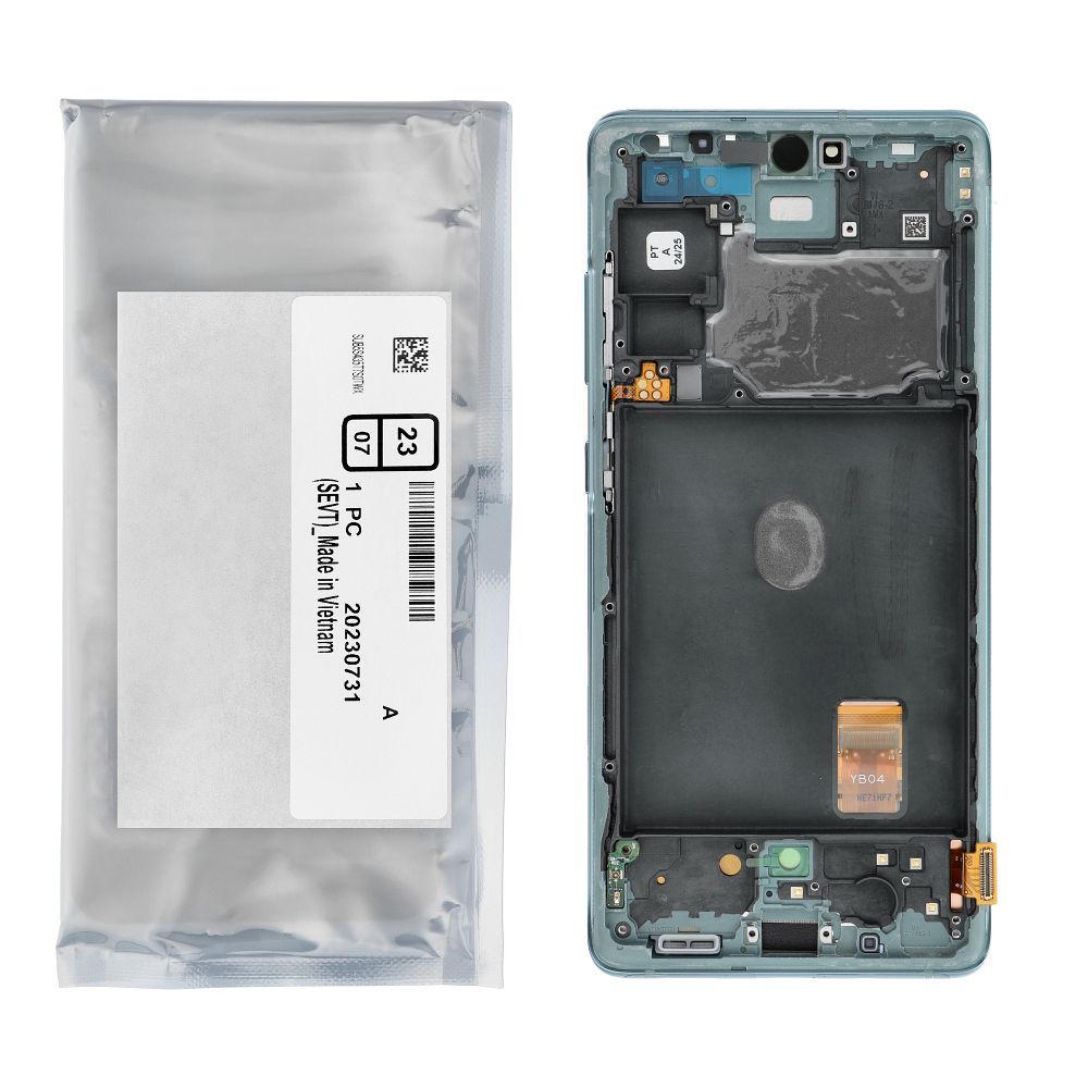 ServicePack LCD Display SAMSUNG S20 FE 4G/5G G780F/G781F GH82-24214D Green