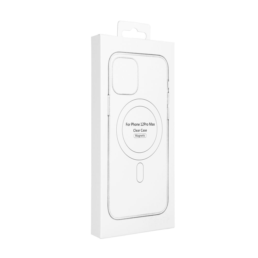 CLEAR MAG COVER case with camera protection compatible with MagSafe for IPHONE 12 Pro Max transparent