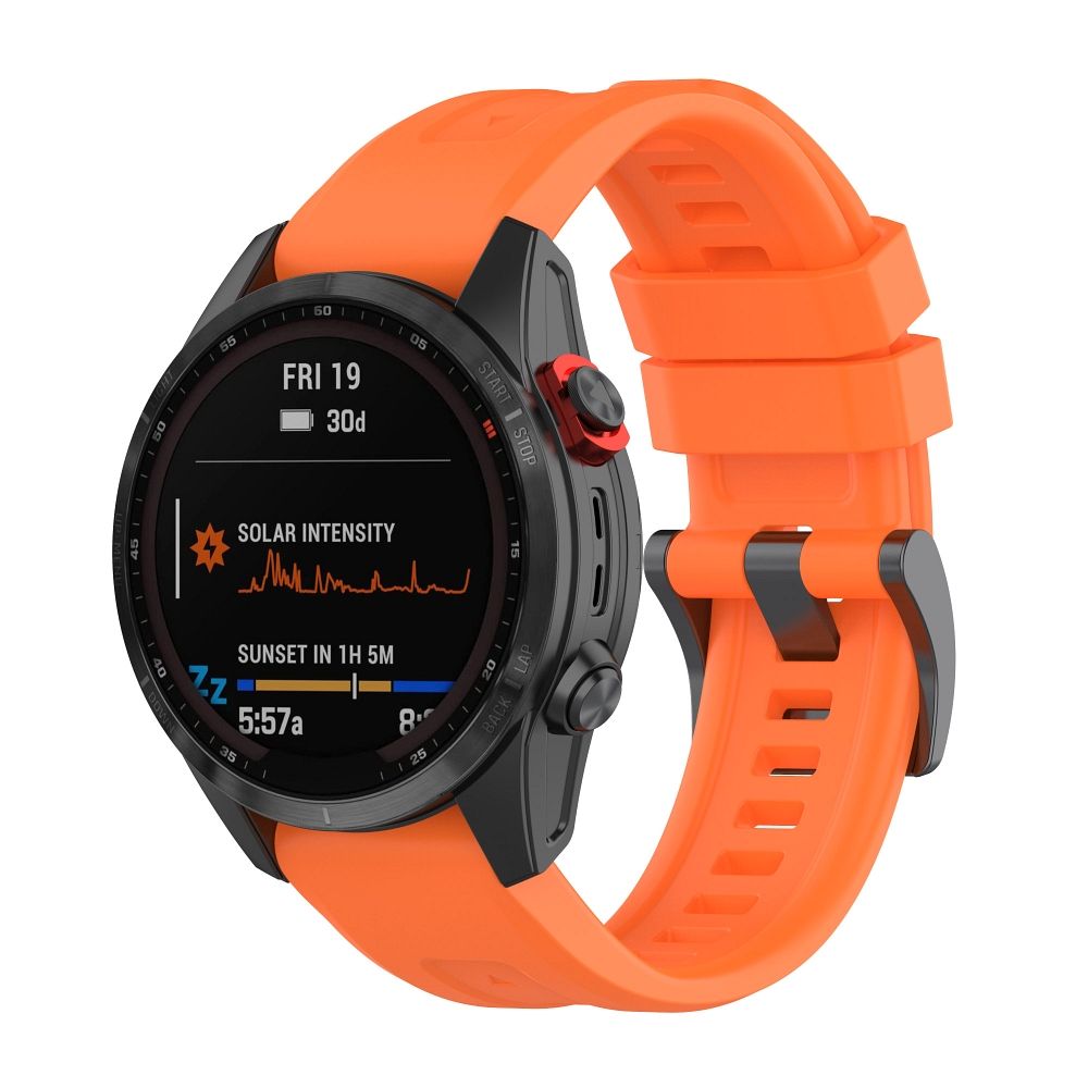Silicone strap for GARMIN FENIX 3 / 3HR / 5X / 6X / 6X Pro / 7X / 7X Pro orange (8)