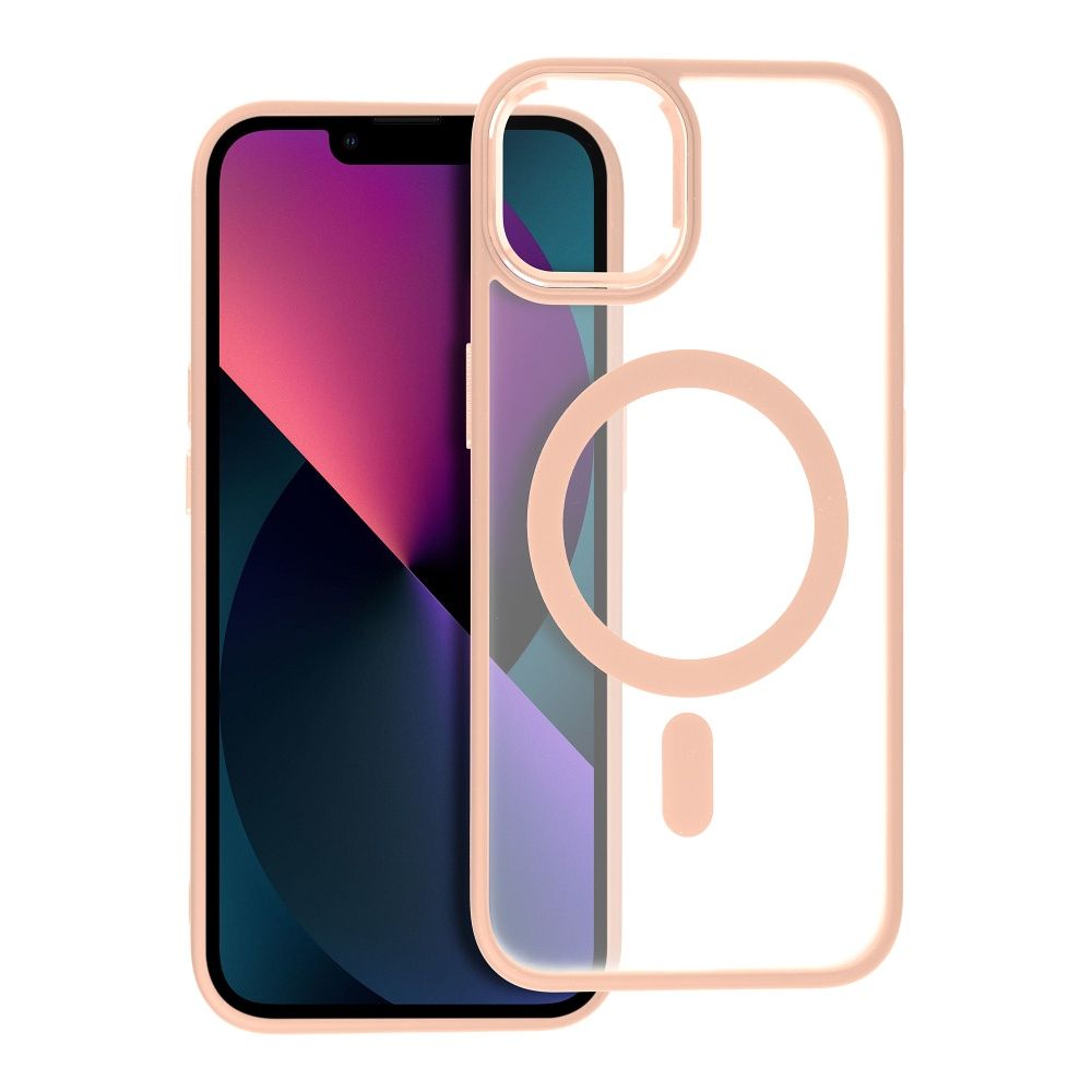 MATTE MAG COVER case compatible with MagSafe for IPHONE 13 pink