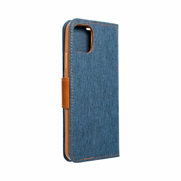 CANVAS Book case for SAMSUNG A54 5G navy blue