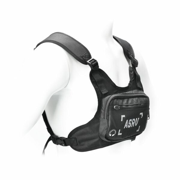 Sports bag on chest for mobile phone / keys ( 4,5" - 6,5" ) black