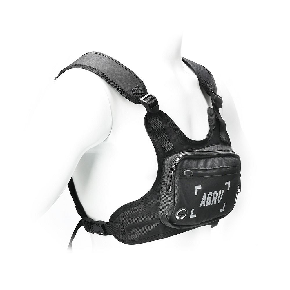 Sports bag on chest for mobile phone / keys ( 4,5" - 6,5" ) black