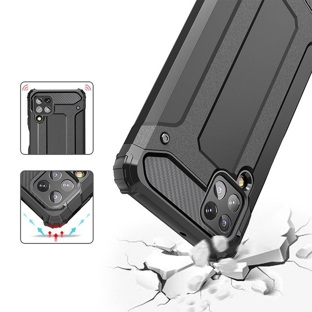 33c5fa823b61ad62b676643101071edb ARMOR case for SAMSUNG A22 5G black