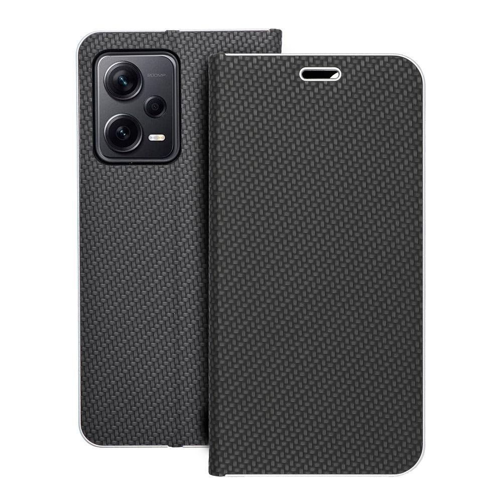 LUNA Book Carbon for XIAOMI Redmi Note 12 Pro Plus 5G black