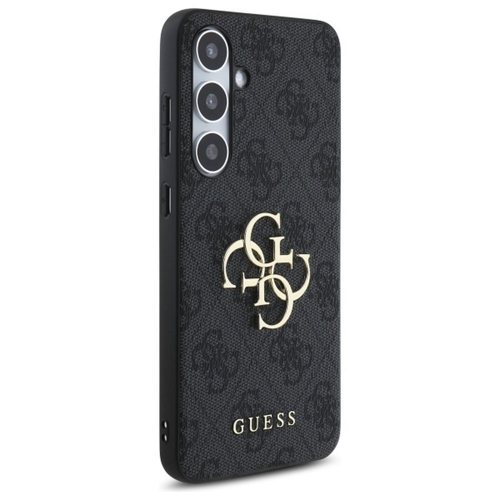 GUESS case for SAMSUNG S24 FE GUHCS24FE4GMGGR (HC PU 4G Big Metal Logo) grey