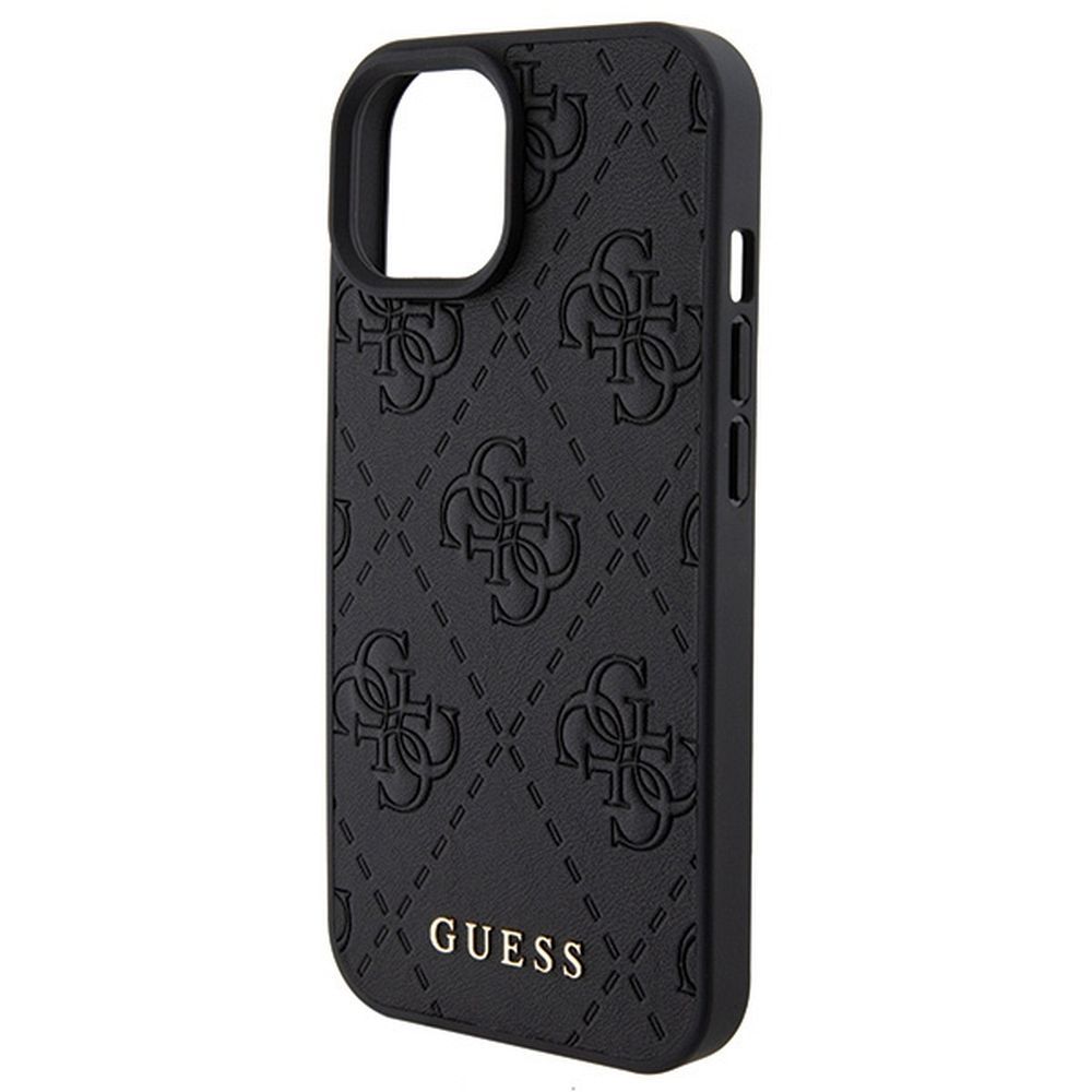 GUESS case for IPHONE 15 GUHCP15SP4EPMK (Quilted 4G Classic) black