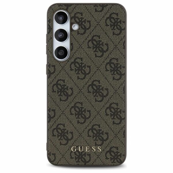 GUESS case for SAMSUNG S24 FE GUHCS24FEG4GFBR (HC PU 4G Metal Logo) brown
