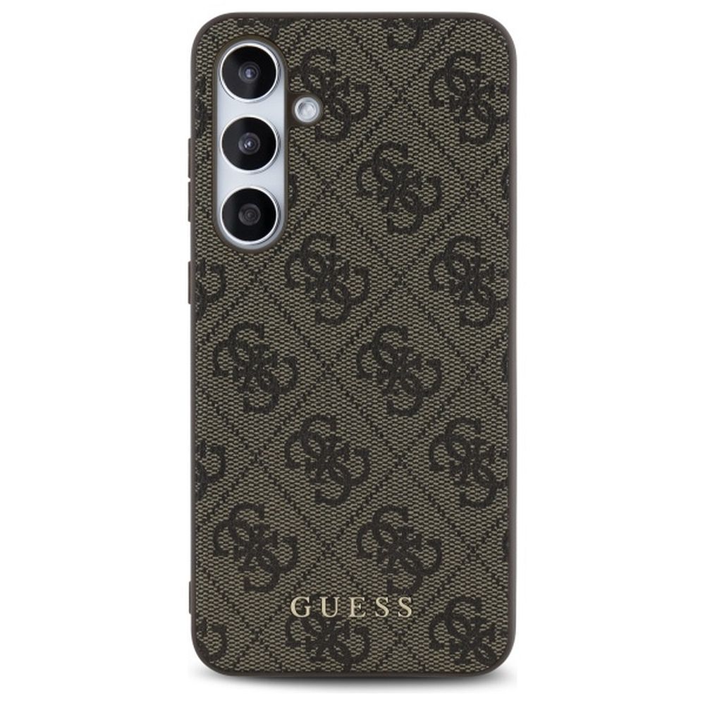 GUESS case for SAMSUNG S24 FE GUHCS24FEG4GFBR (HC PU 4G Metal Logo) brown