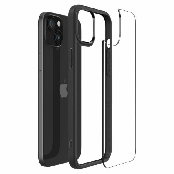 SPIGEN case ULTRA HYBRID for IPHONE 15 Plus matte black