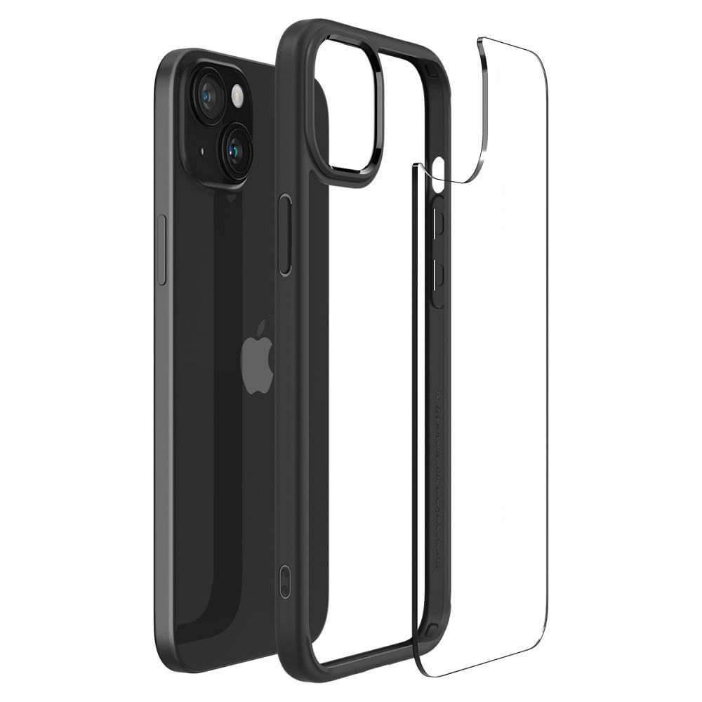 SPIGEN case ULTRA HYBRID for IPHONE 15 Plus matte black