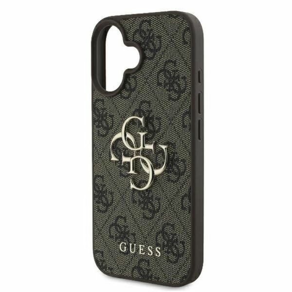 GUESS case for IPHONE 16 Plus GUHCP16M4GMGBR (4G PU Big Logo) brown