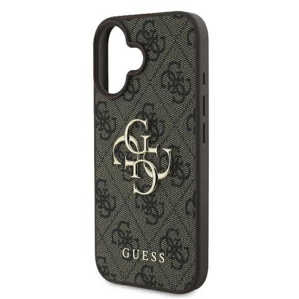 GUESS case for IPHONE 16 Plus GUHCP16M4GMGBR (4G PU Big Logo) brown