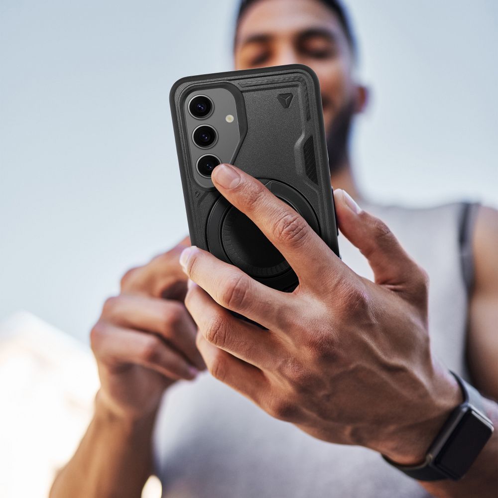 Case FROST ARMOR for SAMSUNG S24 FE black