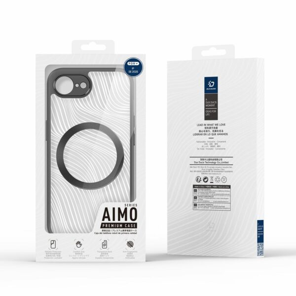 DUX DUCIS case AIMO MAG compatible with MagSafe for IPHONE 16e (SE4 2025) black