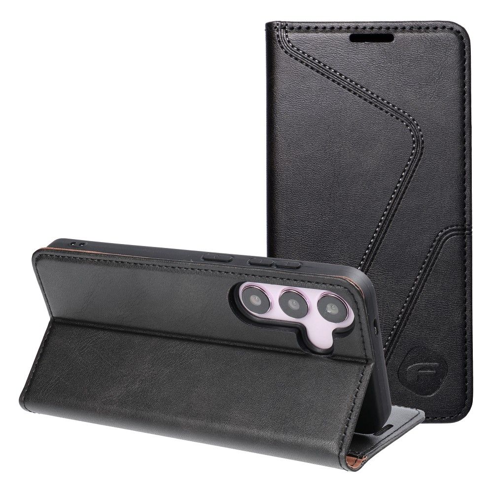 FORCELL F-PROTECT RFID Blocker book case for XIAOMI Redmi Note 14 Pro black