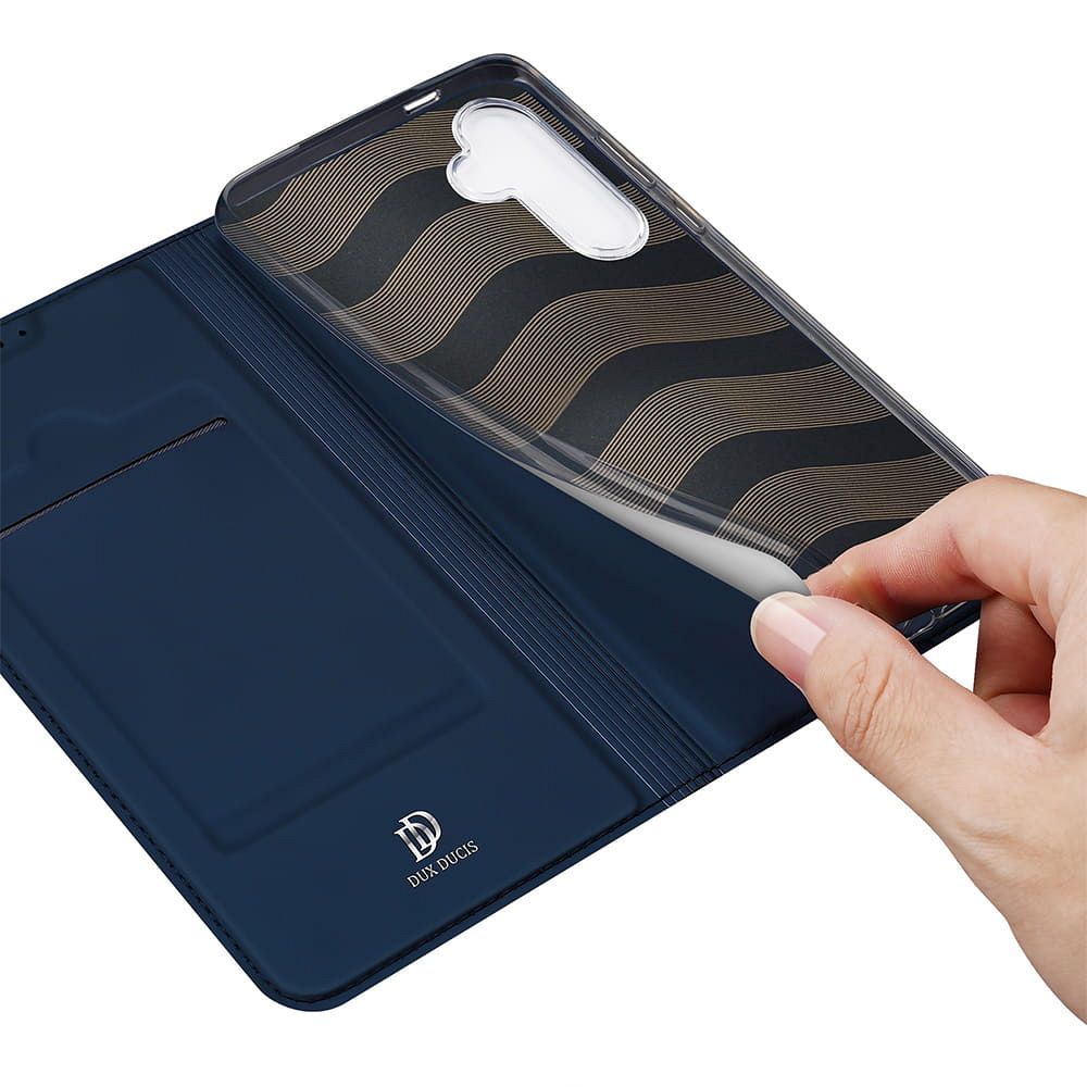 DUX DUCIS wallet case SKIN PRO for SAMSUNG S24 Plus blue