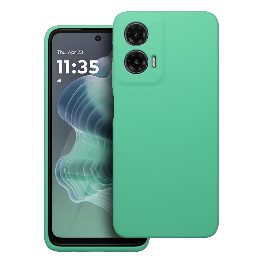 Case SILICONE 2mm for MOTOROLA G35 5G mint